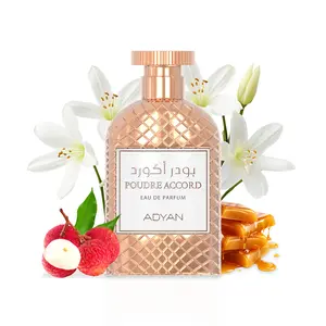 PAUDRE ACCORD by Adyan Soft Powdery Luxury Perfume for Women Warm Amber & Musk Long Lasting Dubai Fragrance with Luxurious Scent and Rose Blossoms