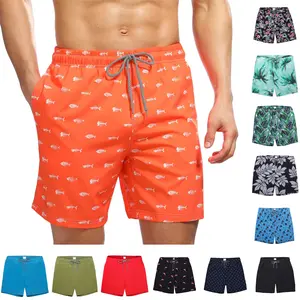 Men's Swimming Trunks - Stretchy Beach Trunks with Quick-Dry Fabric, Mesh Layer, Pockets for Sports & Outdoor Use, Swimmable Men's Shorts