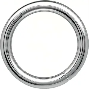 500PCS 10mm 1.2mm Thick Heavy Duty 16 Gauge Stainless Steel Jump Rings, Unwelded Metal Round Strong Craft O Ring for Necklace Bracelet Keychain Chainmail Jewelry Making