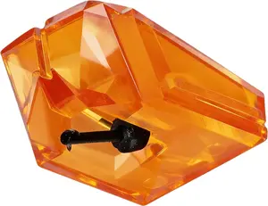 AT-VMN95E Replacement Stylus Needle, Compatible with VM95E and AT-LP120X-USB Turntables (Transparent orange)