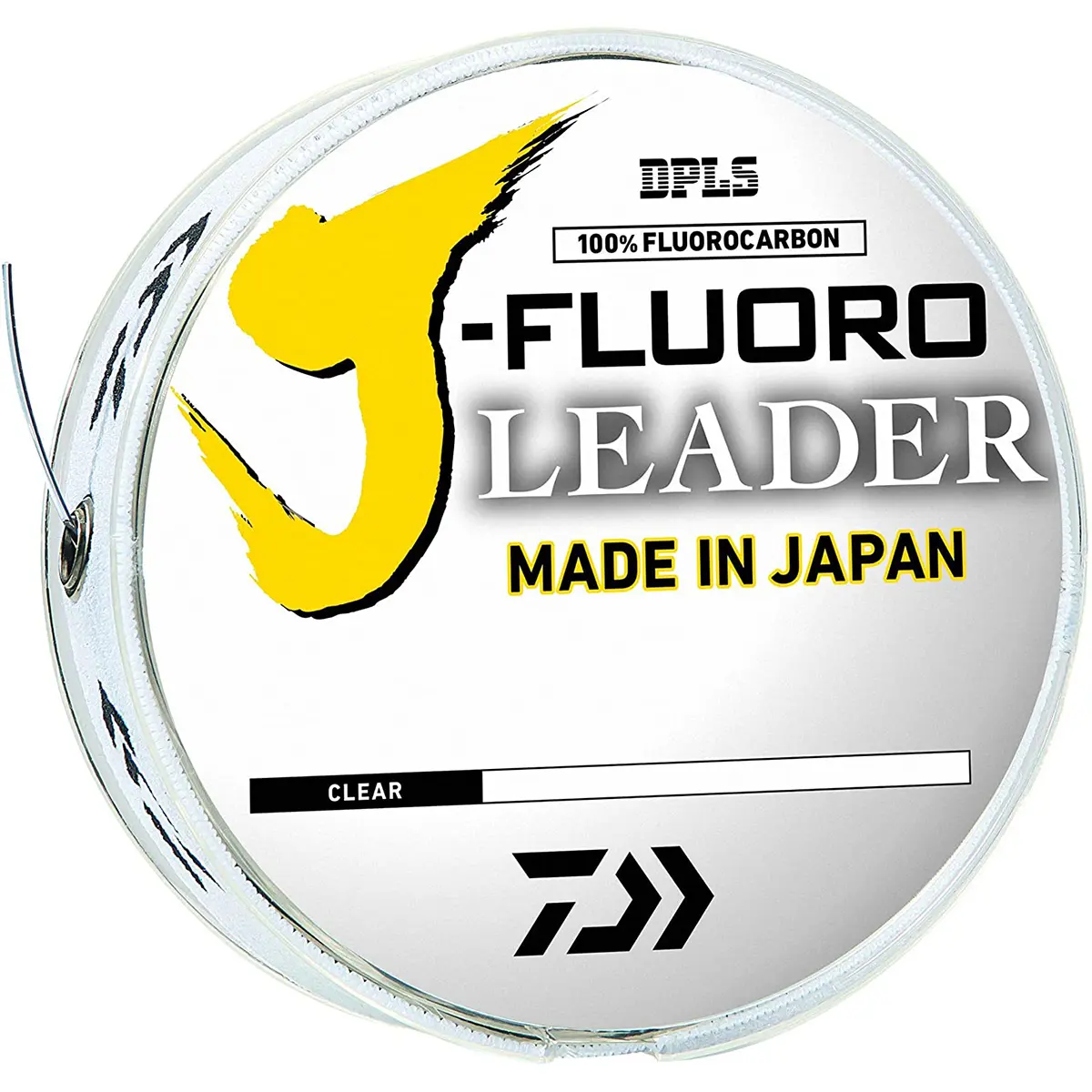 Daiwa 100% Fluorocarbon J-Fluoro Fishing Leader, Clear, 50 Yard Spool