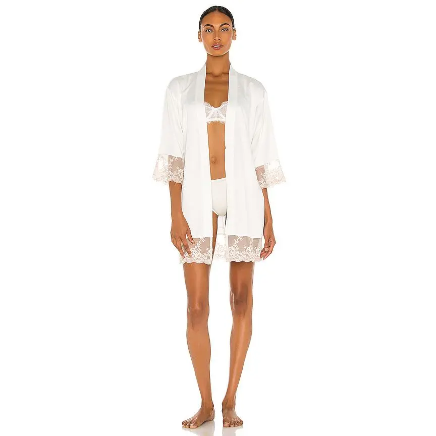 FN by Flora Nikrooz Rosa Kimono in Ivory