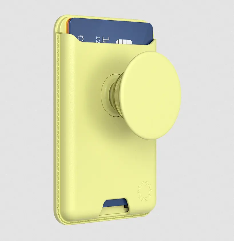 popsockets Butter Yellow  Softgoods MagSafe PopWallet+