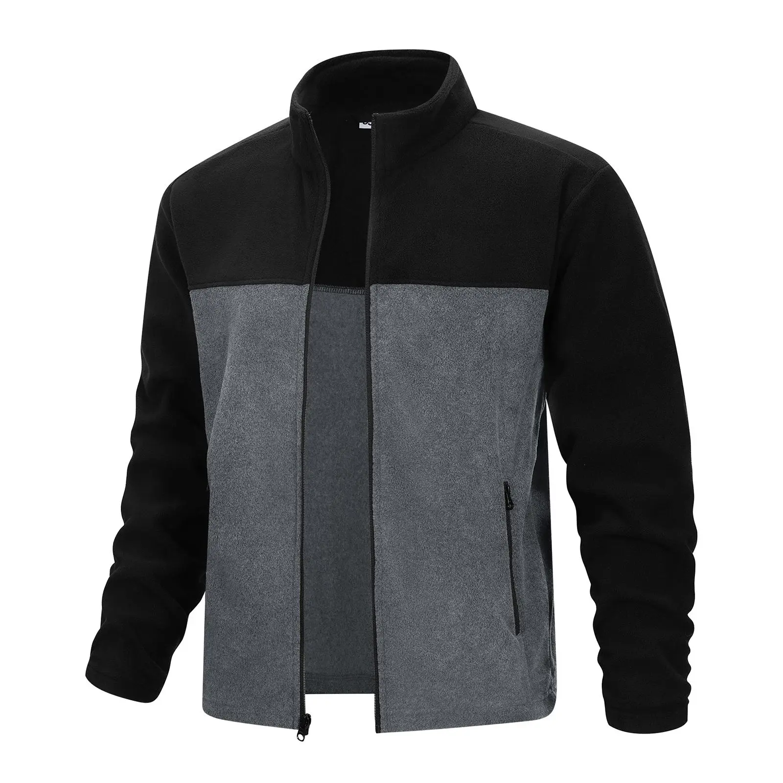 33,000ft Men's Full Zip Fleece Jacket Lightweight Warm Soft Polar Fleece Winter Jacket with Pockets for Casual Hiking Outdoor