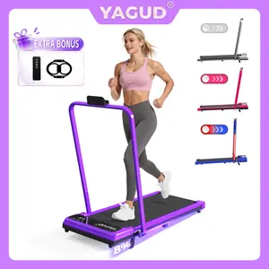 【Upgrade Version】 YAGUD Folding Treadmill with Adjustable Incline, Low-Noise Motor, 265lbs Weight Capacity, Remote Control & Wheels for Easy mobility – Comes with Free Resistance Bands and Dual Shock-Absorption System SpringStatements