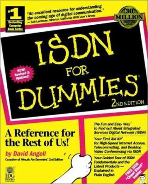 USED-ISDN For Dummies by David Angell (Paperback)