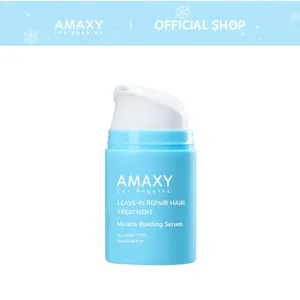 AMAXY | Miracle Bonding Serum,3 Minutes Hair Repair, No Rinse, Soft and Shine Treatment Serum Frizz Peptide