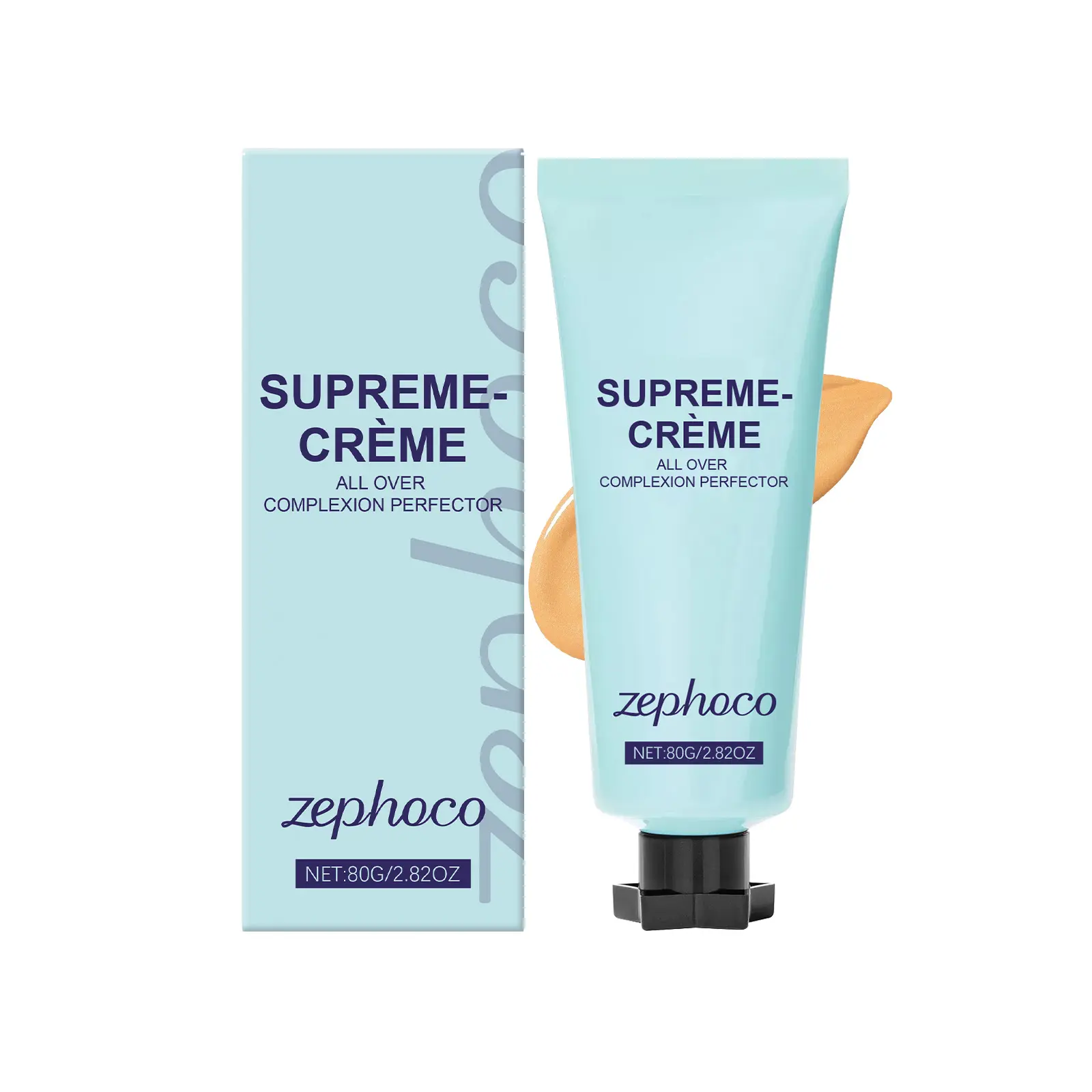 Zephoco Supreme-Crème All Over Complexion Perfector Medium Skin Tone Long-lasting Concealer Cream with Vitamin E & Arnica Flower Extract