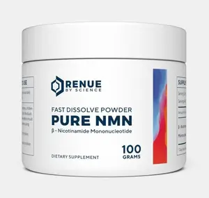 Renue by Science NMN (Nicotinamide Mononucleotide) Fast Dissolve Powder Pure Powder Vitamin Supplement, Supports NAD+ Production, Energy, and Mitochondrial Health