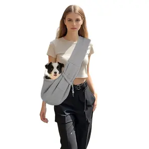 Front-Carrier Pet Backpack for Dogs, Breathable Dog/Cat Carrier, Perfect for Hiking, Camping, and Travel, Suitable for Small/Medium Puppies or Large Cats.