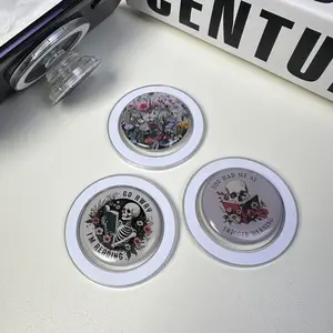 Go Away i'm Reading Book Lover BooktrovertLibrarianbookish PopSockets PopGrip for MagSafe Phone Smartphone Stand Mount