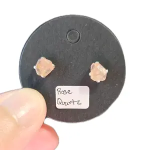 Rose Quartz Earrings