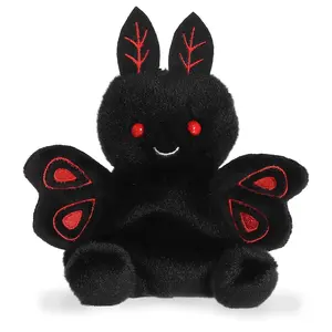 Palm Pals Adorable Mortimer Mothman 5 inch Black Mini Soft Plush Collectable Stuffed Animal