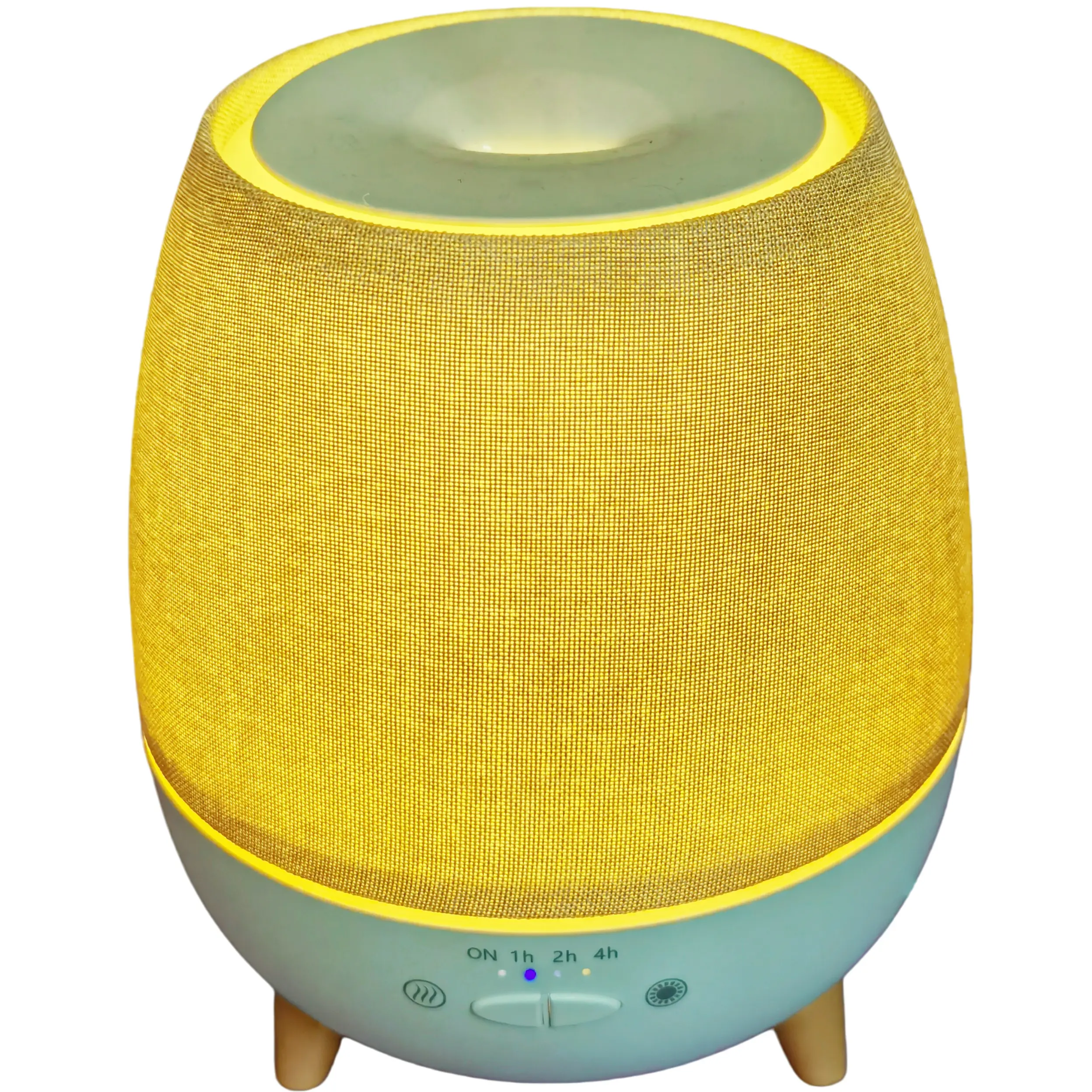Aromatherapy Essential Oil Diffuser 200ML, Fabric Covered Ultrasonic Diffuser with Humidifier, Quiet Operation, LED Mood Light, Auto Shut-Off