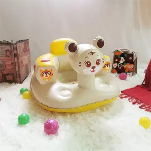 Outdoor Camping Inflatable Baby Seat, Portable Tiger Kids Support Cushion for Picnic, Travel & Play