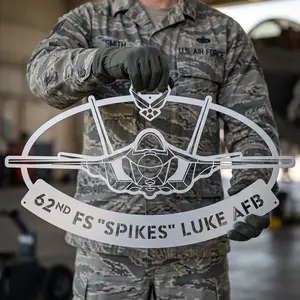 Fighter Jet Monogram