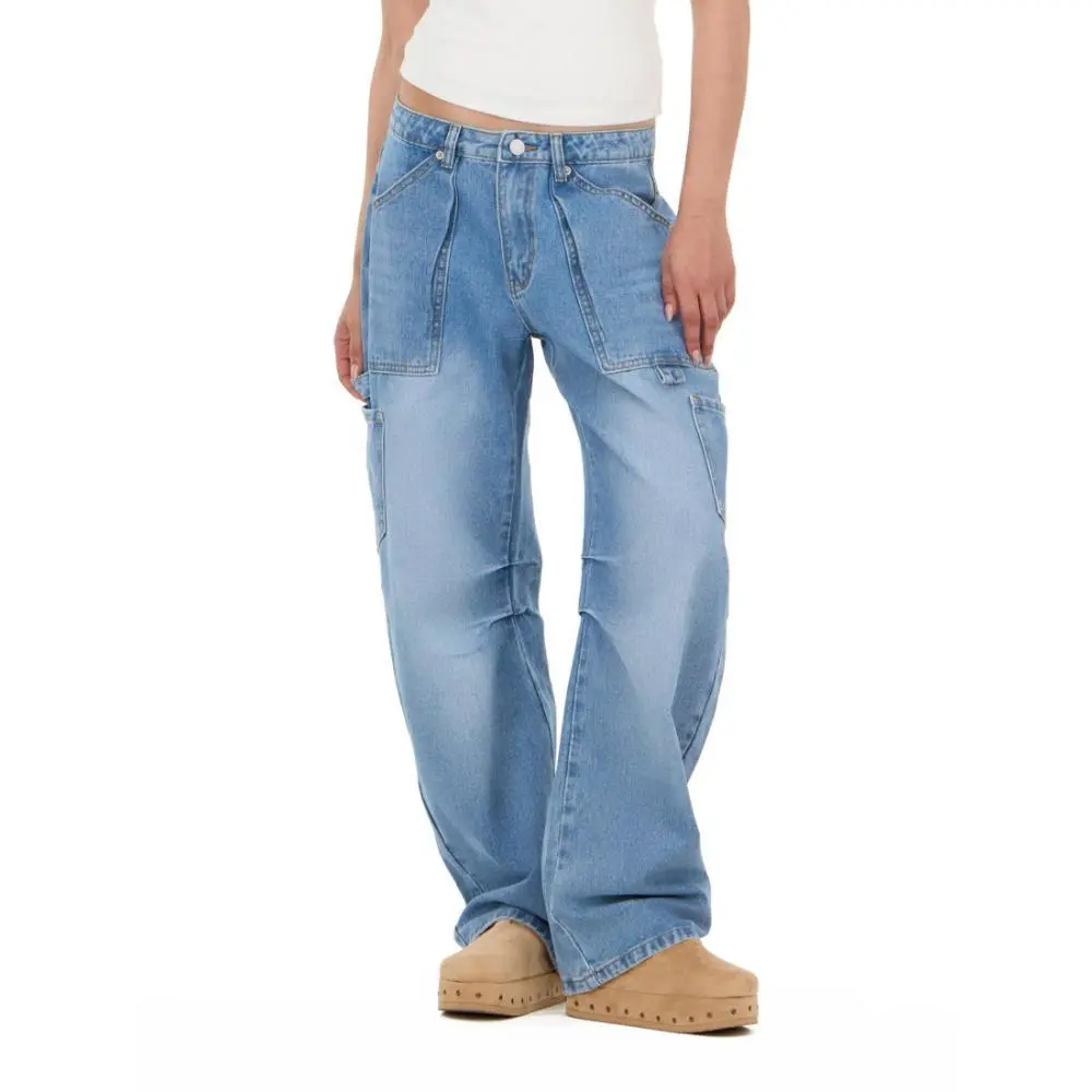 Forever 21 Barrel leg jeans, Bottom, Denim, Women