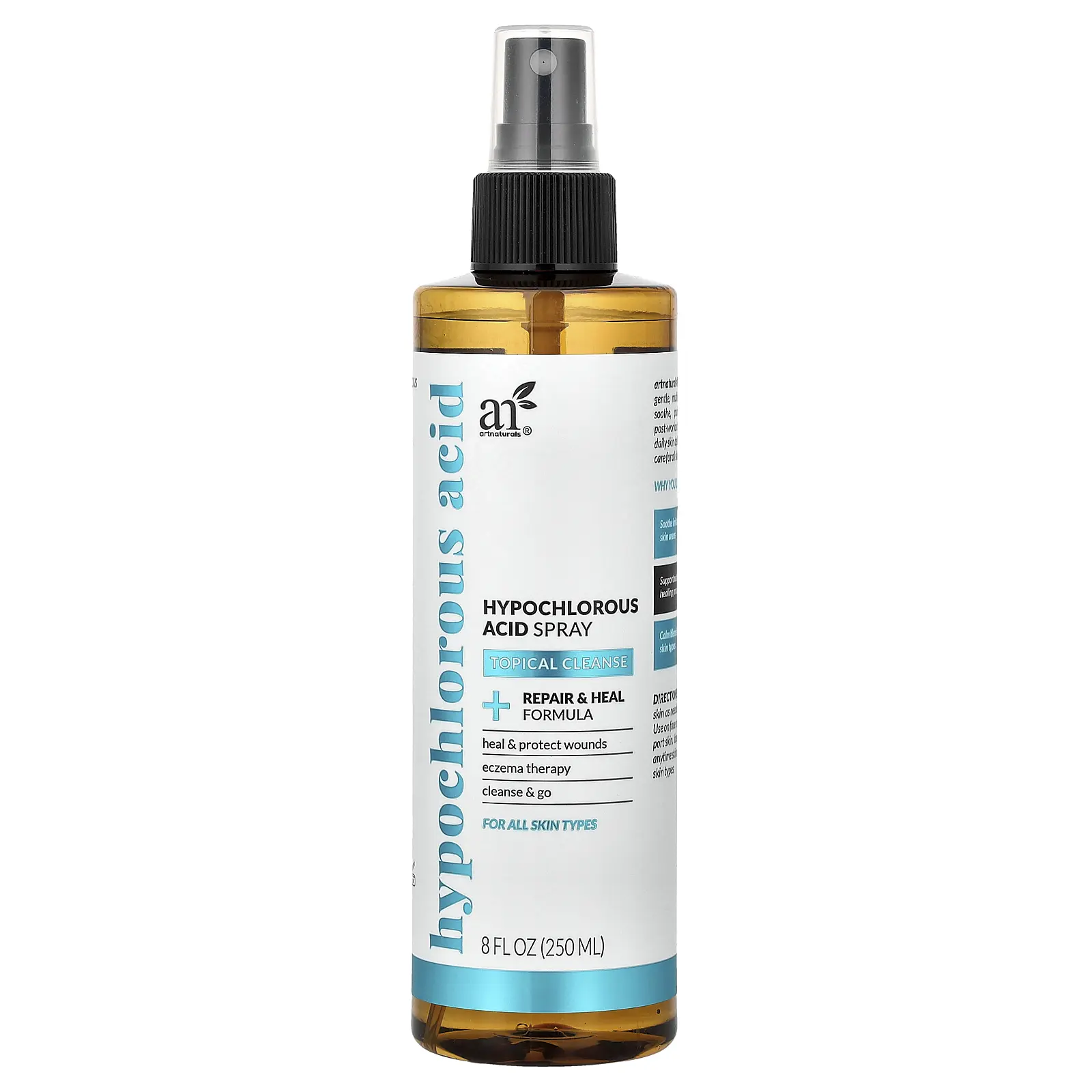 artnaturals Hypochlorous Acid Spray, For All Skin Types, 8 fl oz (250 ml)