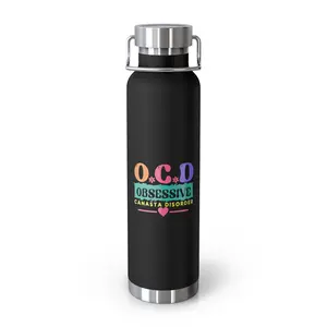 Canasta Copper Vacuum Insulated Bottle, 22oz