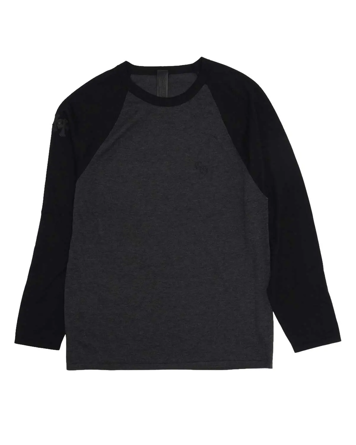 Chrome Hearts Silk Blend Cross Patch LS Raglan Tee