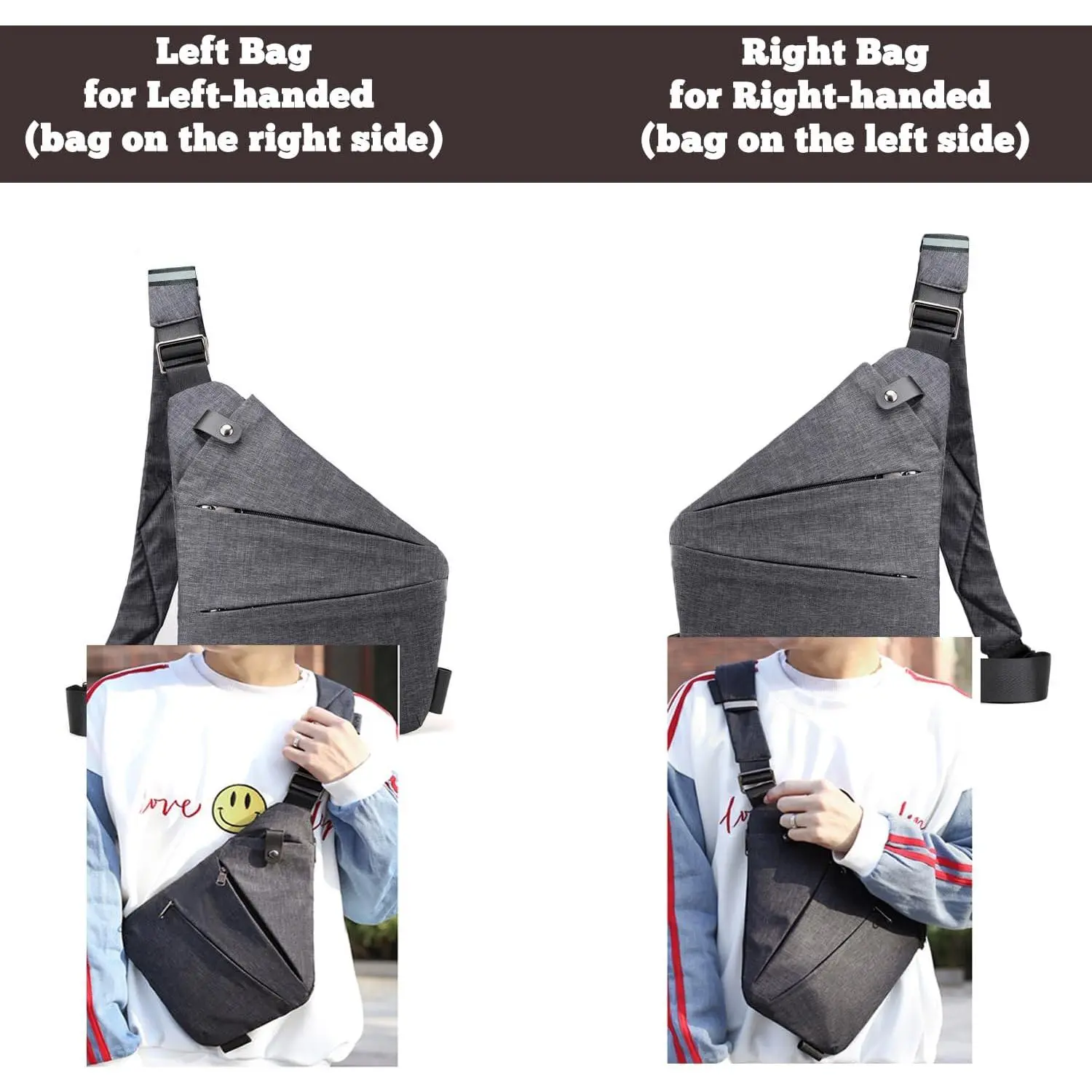 Anti Theft Travel Bag,Anti Theft Crossbody Bag, Sling Bag Travel Crossbody  Bag for Women Men - TikTok Shop