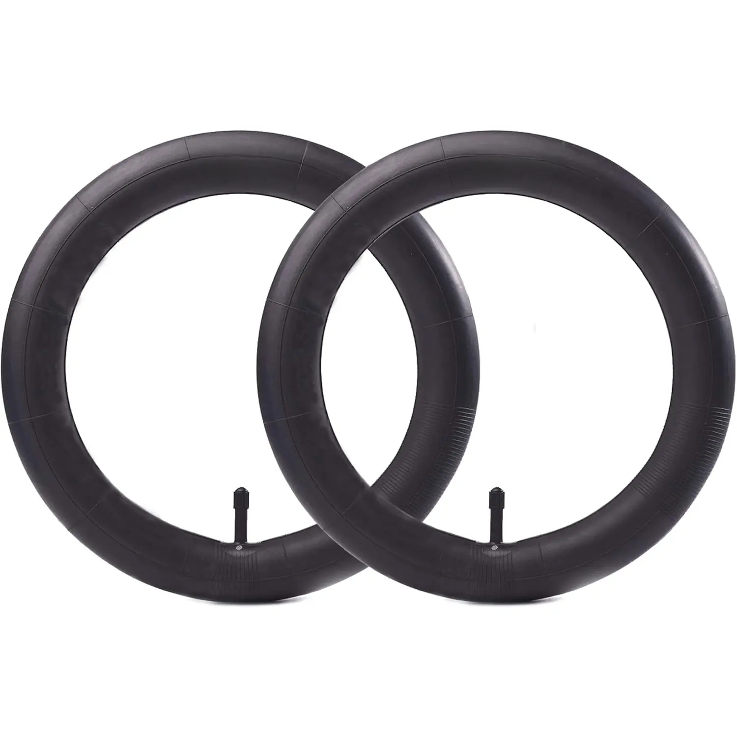 Titan Racing Junior Range Inner Tubes Butyl Rubber Fit 1.75-2.125 with Schrader Valve (2 Pack) - Compatible with Road/Mountain Applications