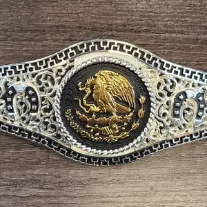 White Diamond´s Mexican Shield Belt Buckle