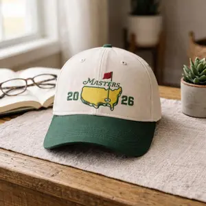 Masters Golf Inspired Embroidered Hat | Augusta Inspired Golf Hat | Golf Lover Gift | Golf Tournament Hat | Embroidered Golf Cap
