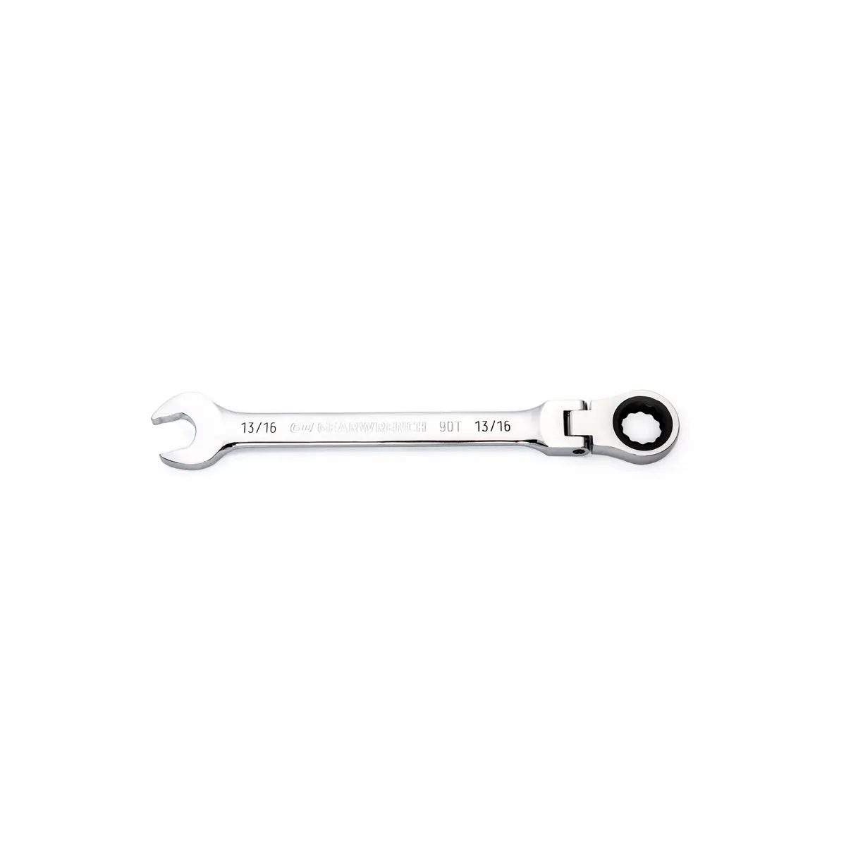 GearWrench KDT86750 0.81 in. 90T 12-Point Flex-Head Combination Ratcheting Wrench, Ratchet Torque Wrenches for Hand Tools Applications
