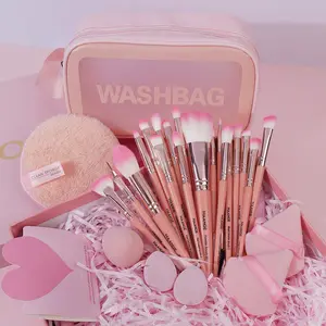 MAANGE Makeup Brush Set, 27pcs/set Professional & Puff & Beauty Sponges & Face Cleaning Sponge & Makeup Bag, Makeup Tools Gift, Beauty Equipment, Makeup Accessories for Women, Cosmetics, Makeup Brushes Kits