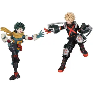 MHA Anime Figure Midoriya Izuku Action Figurine Bakugou Katsuki figure Combat style Model Collection doll Toy Boys Girls Gifts