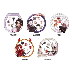 The Arcana - Courtier Shaker Charms