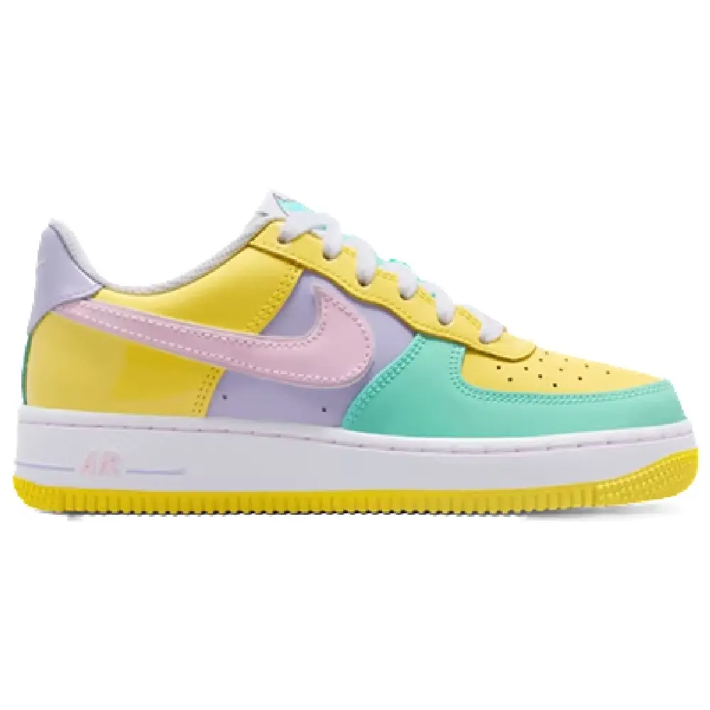 Youth Nike Air Force 1 BG "Easter" Yellow Pulse/Pink Foam (IU7906 701) (GS)