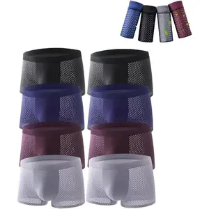 NewBoxer Briefs - 2025 Upgrade Box Hero Mens Underwear, Built-in with 3D Pouch Soft Underwear for Men Fashion Menswear Socks