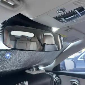 Car Interior Wide Angle Rearview Mirror, Universal Large Field of View Blind Spot Elimination Mirror for Car SUV Truck, Safe Driving Auxiliary Mirror
