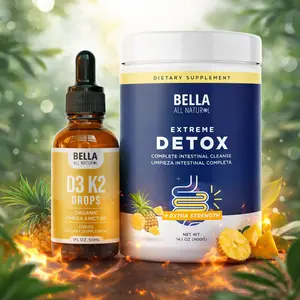 Bella All Natural Extreme Detox (Pineapple) + D3 K2 Drops