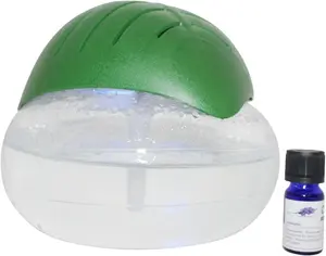 EcoGecko Leaf-shaped Indoor Electric Diffuser, Household Water Filter Air Purifier, LED Light Aromatherapy Diffuser (with Essential Oil)