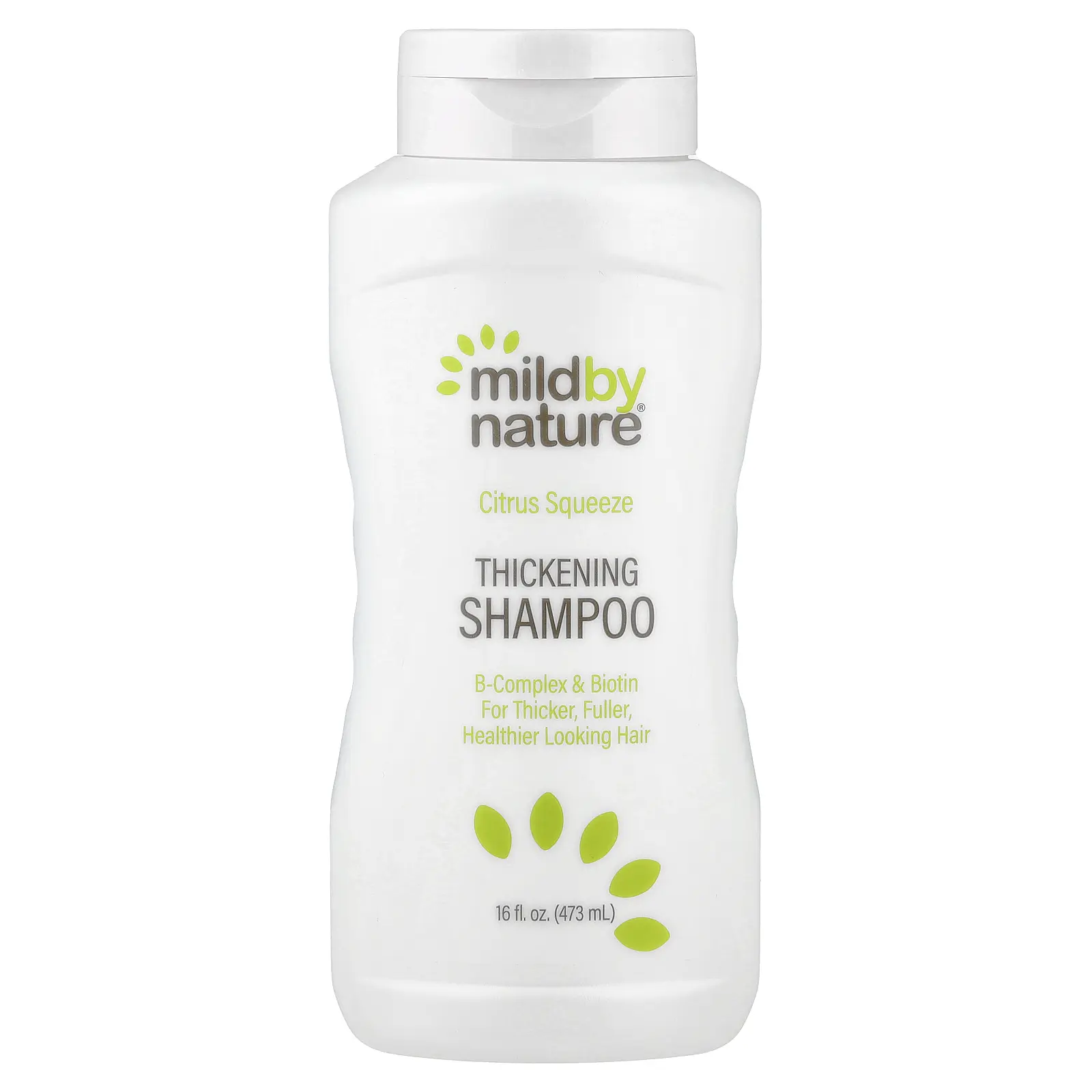 Mild By Nature Thickening Shampoo, B-Complex + Biotin, Citrus Squeeze, 16 fl oz (473 ml)