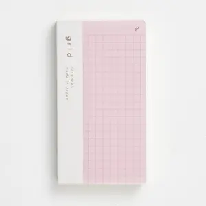 Daigo Isshoni Mini Grid Notebook - Pink