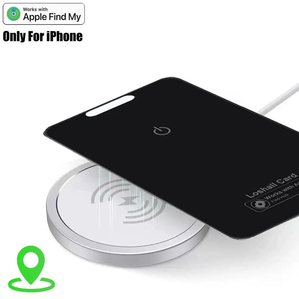 Smart Wallet Apple Location Tracking Card, Travel Gadgets, Wallet Tracker Card, wireless charging locator for essential items such as wallets, luggage, mobile phones, passports, innovative and compact design, suitable for daily and travel