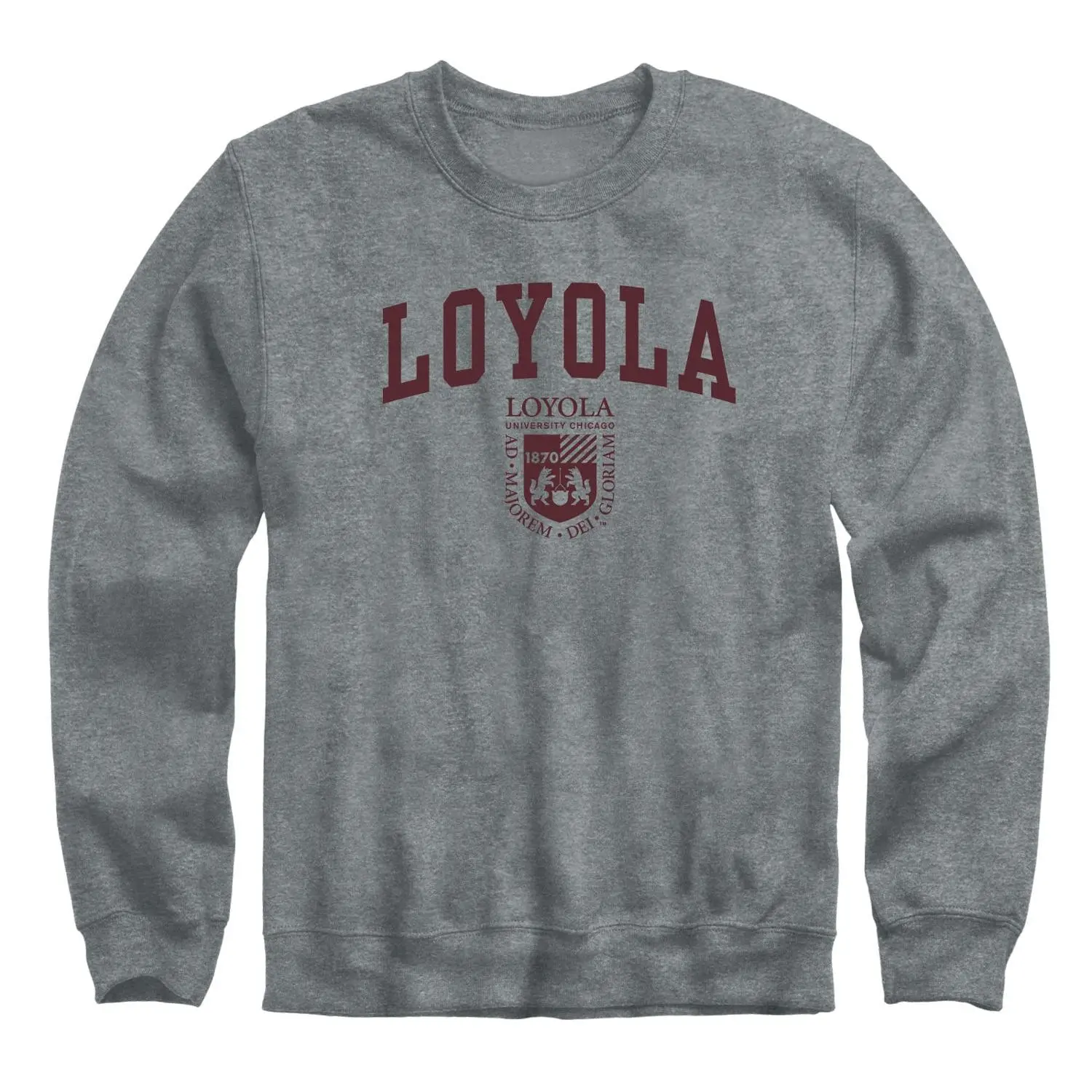 Loyola University Chicago Heritage Sweatshirt (Charcoal Grey)