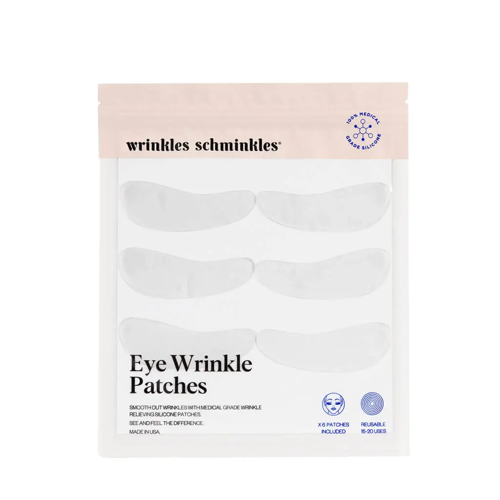 Wrinkles Schminkles Eye Wrinkle Patches - 3 Pairs - Anti-Wrinkle Silicone Patch Skincare Hydrate Comfort