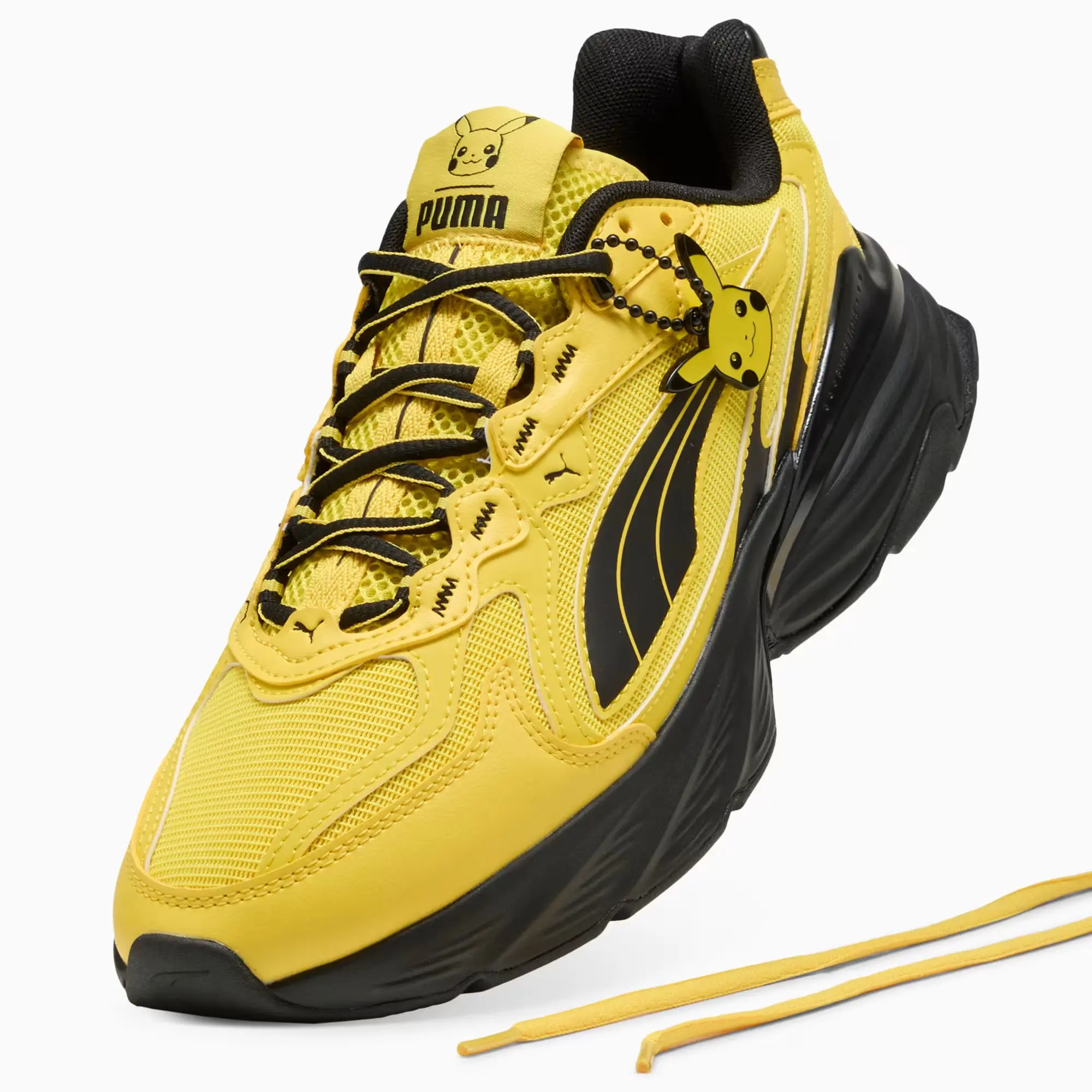 PUMA x Pokémon Pikachu Fade Sneakers (Men’s Size 12) – Yellow/Black – Brand New