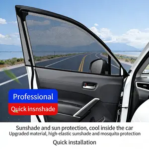 Car anti‑mosquito screen/net, car sunshade curtain, window mosquito net, insect‑proof car curtain, mosquito net for car glass, privacy window mesh