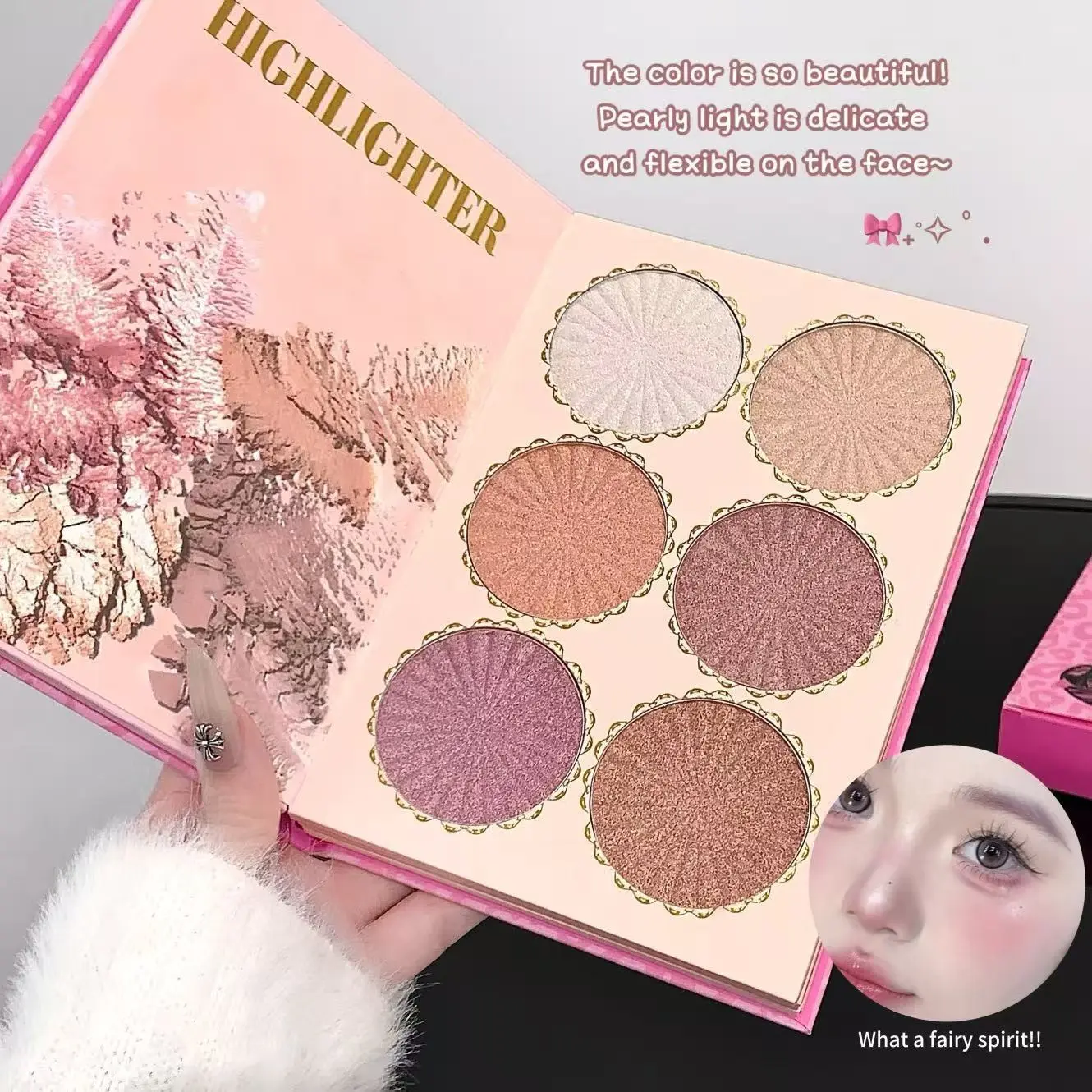 45 trendy shades with matte, shimmer and glitter textures. Smooth blending and no powder fallout. Perfect for natural daily looks, dramatic stage and COS makeup Shimmer Matte Eyeshadows Matte Eyeshadow Cosmetic Palette Beauty Eyeshadows