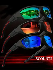 Unisex Modern Glasses , Trendy Casual Tinted Lens Glasses for Everyday Use, Fashion Accessories for Outdoor Activities, Trendy Beach Eyewear