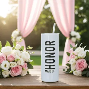 Maid of Honor Matte Skinny Tumbler