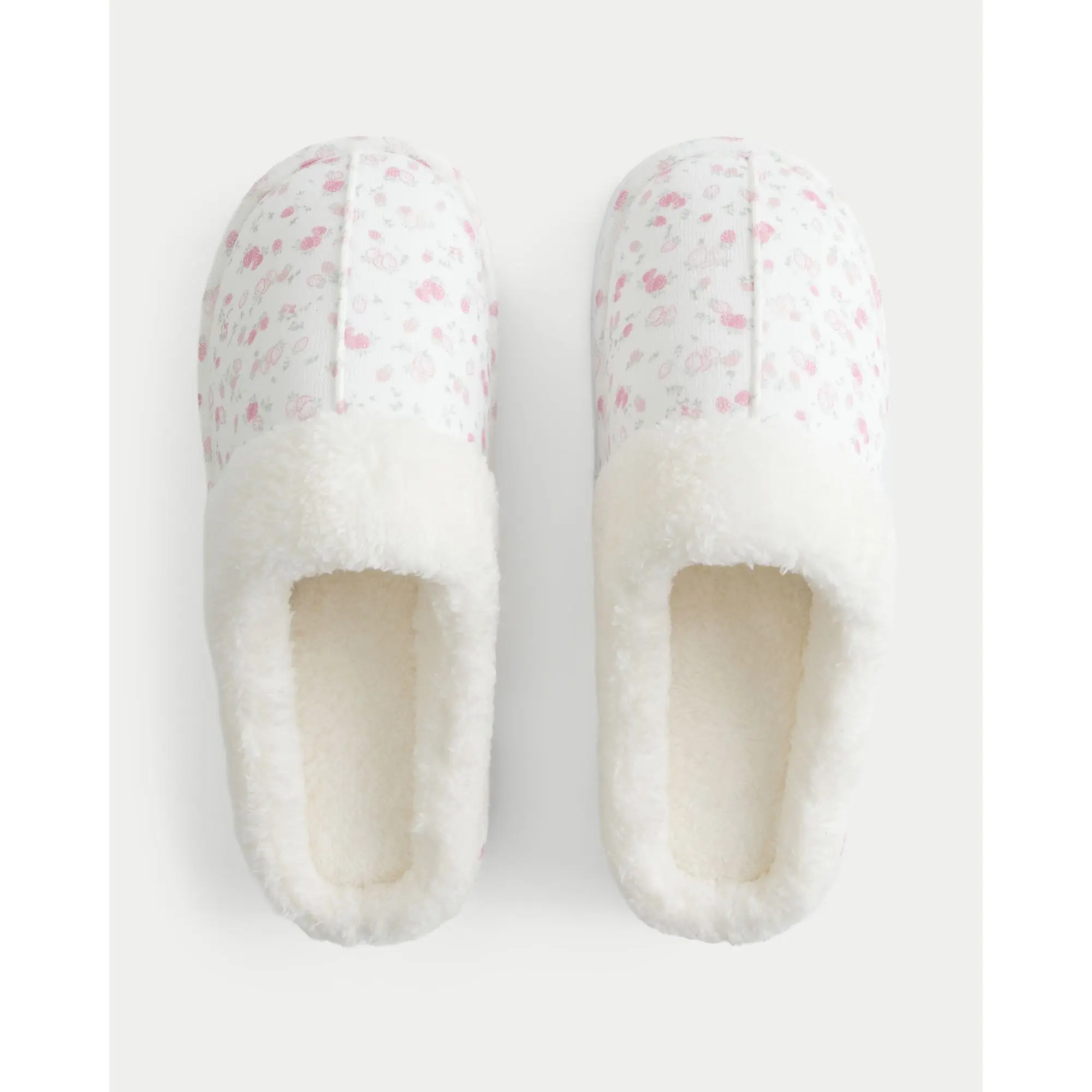 Hollister Sherpa-Lined Platform Slippers