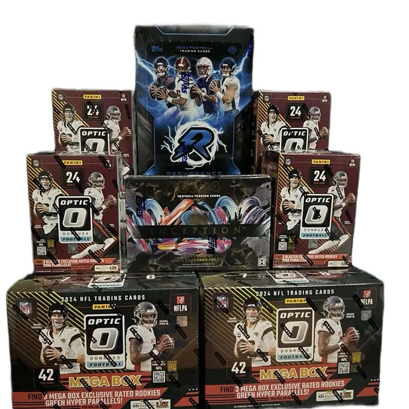 NFL PYT Football Card Break: 8 Boxes