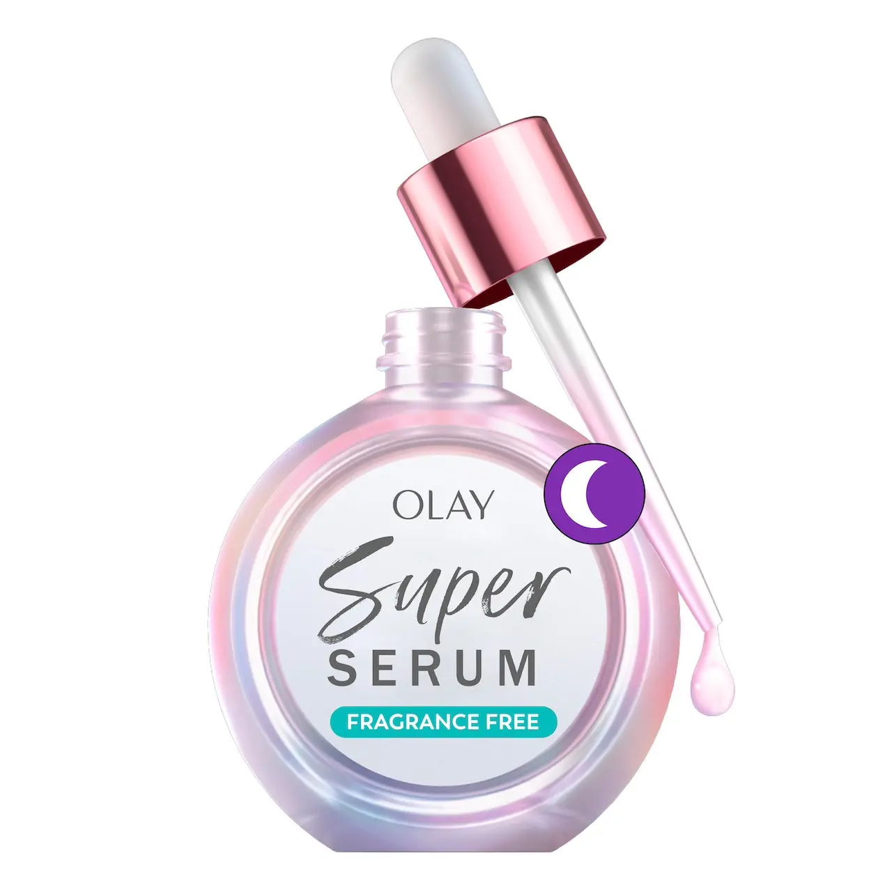 OLAY Super Serum Night Repair, Advanced Face Serum with Moisture Boost, Skin Repair & Age Spot Solutions